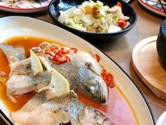 葱油鲈鱼-新白鹿餐厅(城西银泰城店)