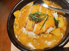 咖喱鸡排焗饭-本处·素食·融合料理(南油店)