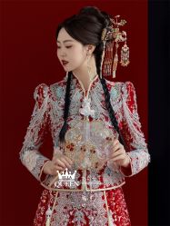 点击看大图 -艾拉·女王婚纱礼服馆