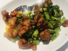 榄菜四季豆炒鸡脆骨-汤城小厨•粤菜•靓汤(金宝街店)