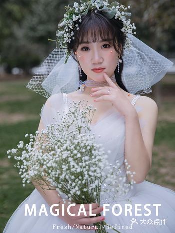 超甜治愈系街拍婚纱照深圳小清新外景婚纱照