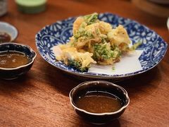 扇贝蔬菜天妇罗-鮨清日本料理