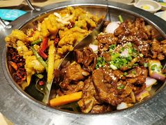 小鱼小牛组合锅-小鱼小牛·鱼牛干锅·脆鱼火锅(世欧广场店)