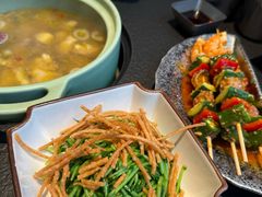 徐州金丝馓子炒豆苗-锦荟JINHUI·浙江小馆(上海荟聚店)