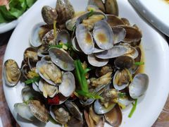 姜葱炒花蛤-阿杰臻选海鲜饭店(普陀山店)