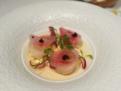 香煎北海道带子佐俄罗斯鱼子酱-弗兰克牛排西餐厅Ribone steak house(柠檬花园店)