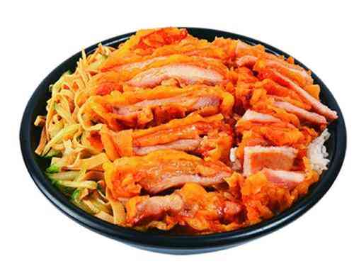 张姐脆皮鸡饭-"随便选的一家点的外卖,饭菜装在一起的,满.