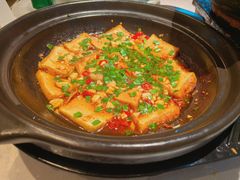 煎鲜豆腐-费大厨辣椒炒肉(黄兴中心广场店)