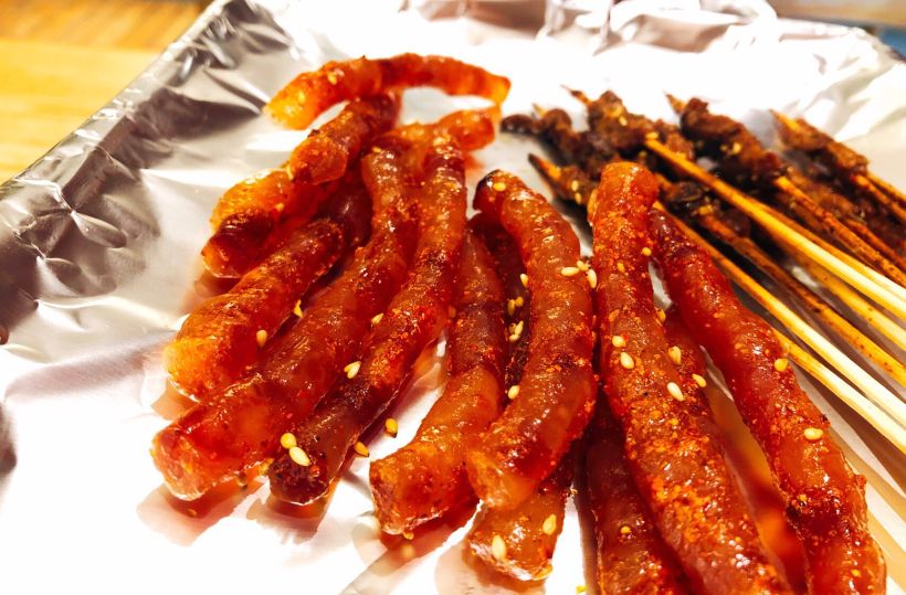 烤小甜肠一般般