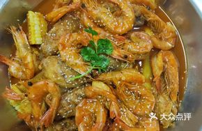 Chicken Wing Shrimp Pot