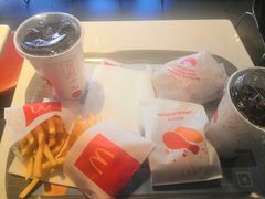 麦辣鸡腿汉堡经典中薯条套餐-麦当劳(顺义店)