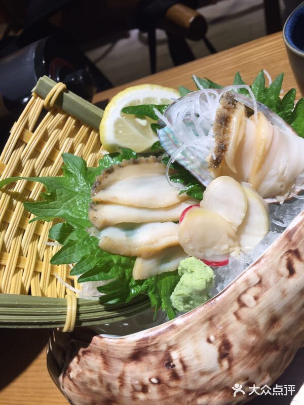 蚝喜粤海鲜大排档鲍鱼刺身图片