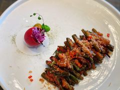 酿烧四季豆-皇朝海鲜酒店