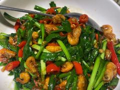 韭菜炒河虾-井水小厨·湘菜(活力广场店)