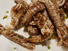 椒盐爬虾-渔港甄宴·海鲜·地标烟台菜(金沙滩店)