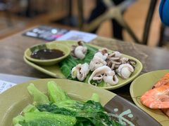 白灼鱿鱼仔-贞姨美食·老字号海鲜大排档