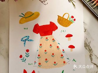 跟大家分享一组手帐日常穿搭的小画