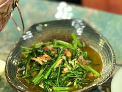 酸笋炒空心菜-浩海火燒雲傣家菜(静安芮欧店)