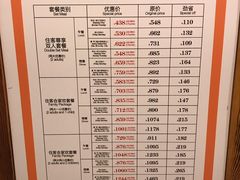 菜单-白虎自助餐厅·真老虎·景观自助餐厅(广州长隆酒店)