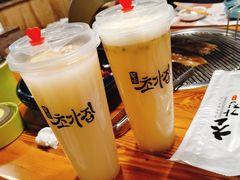 柠檬养乐多-草家酱蟹炭火烤肉店(珲春南路一店)