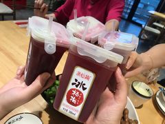 浙鲜梅冰杨梅汁-聚汇三少·龙虾·中餐厅(莫邪路新天地店)