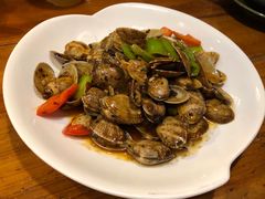 鼓椒炒花蛤-金穗园·砂锅粥.醉鸡煲火锅(长寿路店)