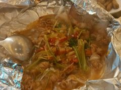 鉄板剁椒醬生焗鵝腸-龙宝轩(坦洲店)