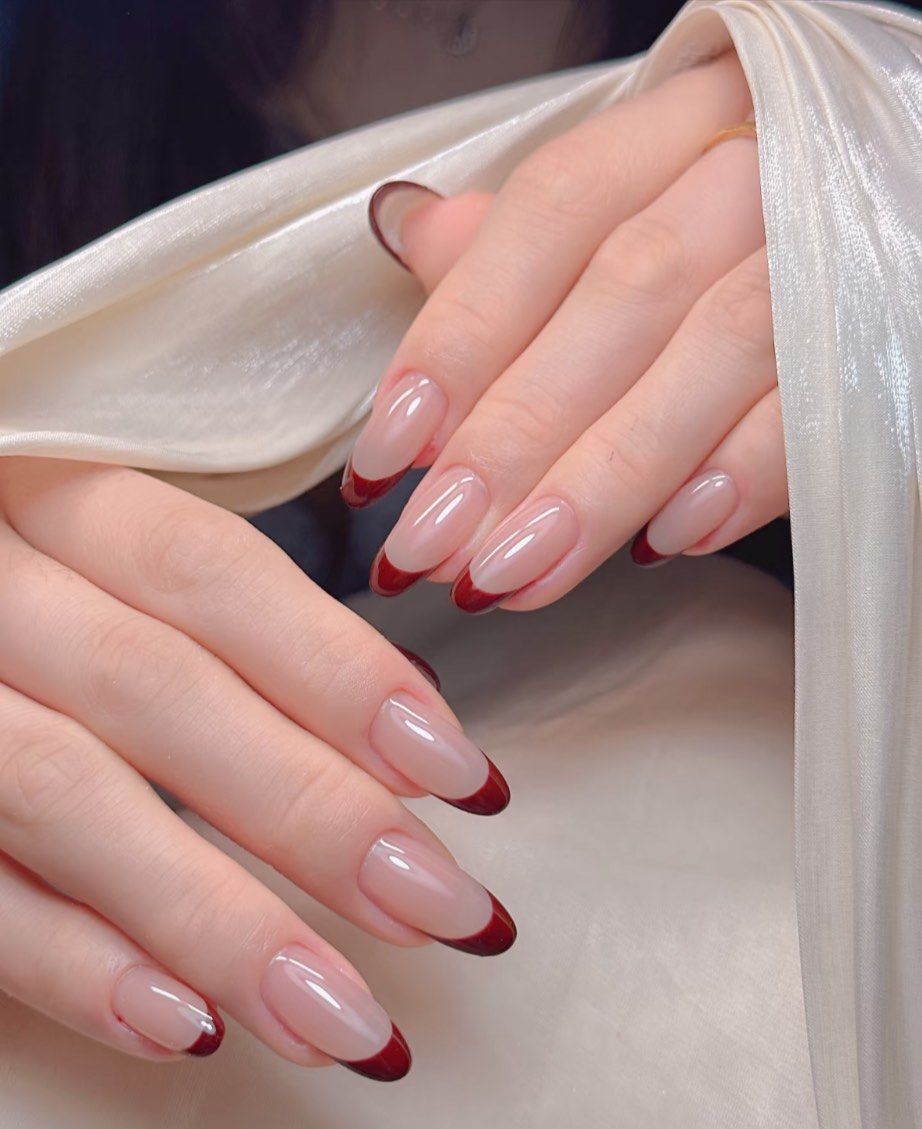 北京自然美度法式美甲#极致单色 #人气美甲美睫店铺推荐 #法式猫眼