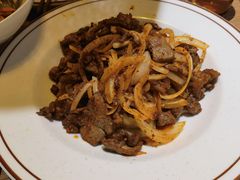 蒜泥茄子配烤肉-纳鲁孜·新疆特色餐厅(上海悦荟广场店)