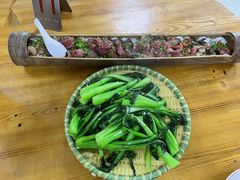 腊味竹筒饭-花悦农庄 | 烧鸡·竹筒饭(沙迳高沙温泉香溪堡店)