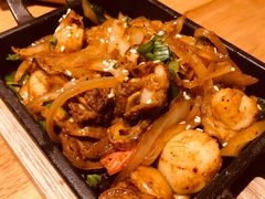 铁板蟹黄烧元贝-一心创作料理屋(经开万达店)