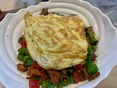 茄子肉丁小公鸡双拼拌面-文三里屯面馆(三里屯店)
