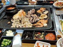 烤五花肉-韩阳王石板烤肉