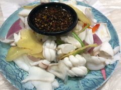 白灼墨鱼-桥东喜碧海鲜街(水东街店)