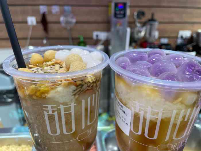 甜心闲生传统手工冰粉(南国花锦店)-"[薄荷]环境: 位于南国花锦负一楼