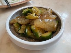 海蜇头拌黄瓜-丁字口海鲜热炒·烧烤大排档
