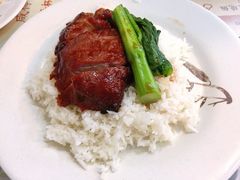 叉烧煎双蛋饭-兰芳园(上环店)