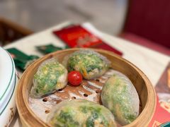 蒜香海虾菠菜饺-悦得闲广式点心茶楼(蓝鲸世界店)