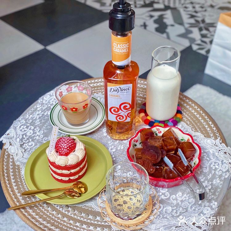 自制小熊焦糖冰咖啡