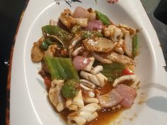炒鱿鱼-达叔香味海鲜(海棠68环球美食街店)