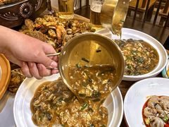 -东来菜馆•手抓海鲜家常菜•海鲜锅贴(鸽子窝店)