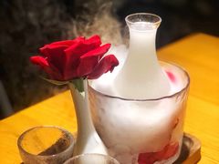 玫瑰与山泉米酒的浪漫-素描餐厅(灵隐天竺店)