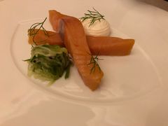 烟熏三文鱼-迪拜帆船酒店海底餐厅