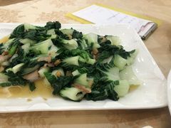 咸鱼炒白菜苗-潮喜竹溪荔湖酒家(荔枝湾店)
