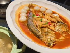 黄鱼炒年糕-锦荟JINHUI·浙江小馆(上海荟聚店)