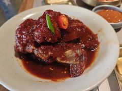 -草家酱蟹炭火烤肉店(珲春南路一店)
