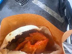 烧饼夹臭豆腐-董爸爸烤饼(马站底店)