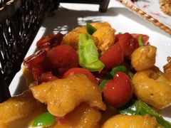 -东来菜馆•手抓海鲜家常菜•海鲜锅贴(鸽子窝店)