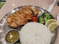 西柠鸡扒饭-佰搭果·广式茶餐厅(西华路店)