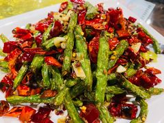 干煸豆角-老兰家传统烧烤炒菜泡馍(小南门店)